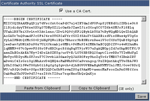DirectAdmin CA root certificate install